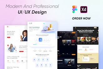 create engaging website UI UX, figma website, figma design, figma landing page