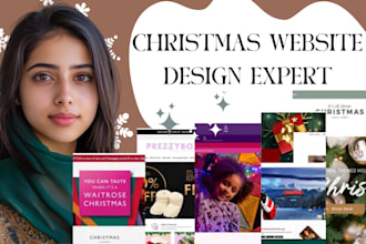 design christmas website with wordpress, christmas website designer xmas website
