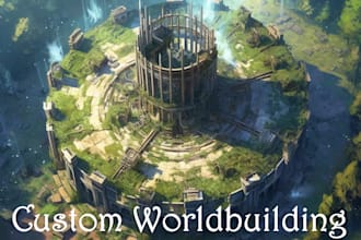 worldbuild and develop your map and setting