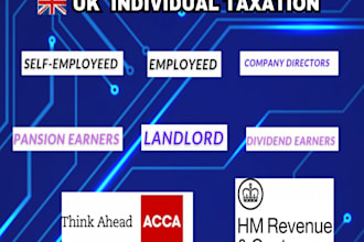 do UK tax consulting and income tax filing as an acca and icaew accountant