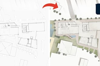 do detailed 2d,3d architectural floor and site plans with licensed US stamp