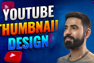design a vibrant amazing eye catchy youtube thumbnail services