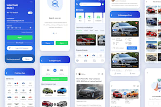 build car marketplace like autotrader, car rental llke turo, car inspecting app