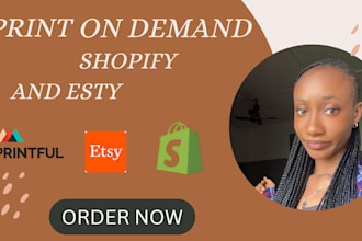 setup etsy print on demand shop, etsy pod, etsy listings, etsy promotion, seo