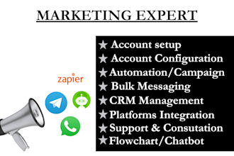 set up your whatsapp and telegram bulk messages
