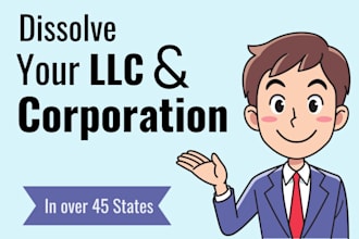 officially close, dissolve, and terminate your USA llc and corporation