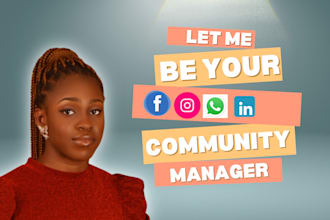 be your hardworking community manager
