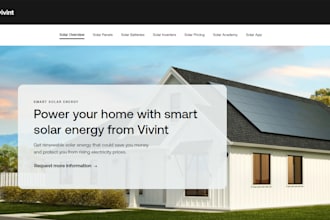 build wix website solar website wordpress website handyman website shopify store