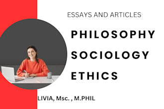 do research and writing in philosophy, sociology, and ethics