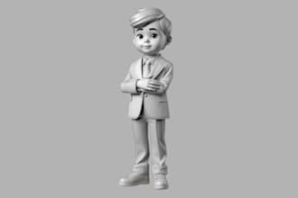 sculpt 3d toy, toy figure, 3d figure, action figure for 3d printing, game