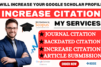 increase google scholar citations backdated citations in peer review journal