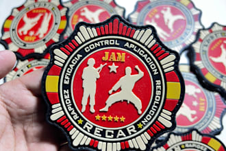 make military and tactical rubber patches with velcro
