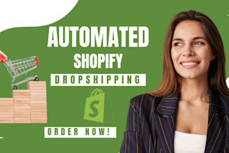 build an automated dropshipping shopify store design automated email marketing