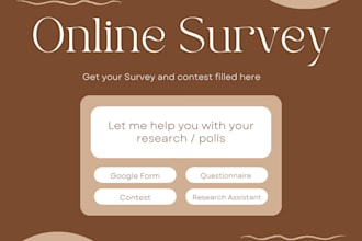 fill online survey, survey, research survey and polls