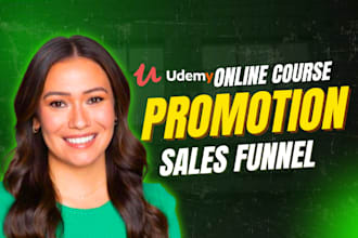 do udemy online course promotion thinkific course marketing course sales funnel