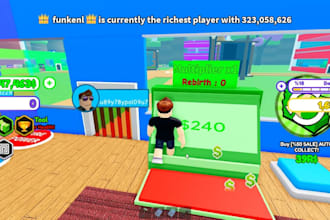 be your roblox scripter,lua,combat system,ui,shop,physcis,gameplay,investory