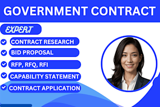 write winning bid proposal,rfp, rfq, rfi, grant proposal, government contract