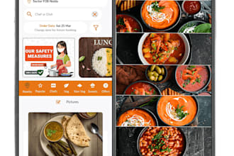 develop a tiffin delivery app, food delivery app, logistic app