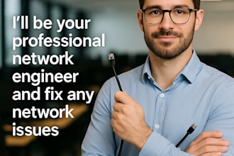 be your professional network engineer and fix any network issues