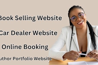 create auto car rental website booking, author ebook website