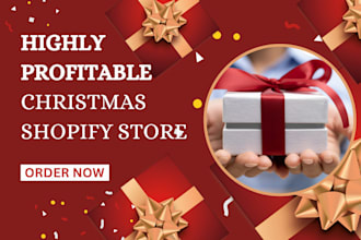 design christmas shopify store christmas dropshipping store christmas website