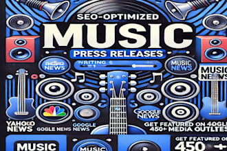do press release and distribute UK press release on UK media site with backlinks