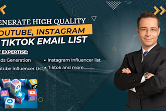 find best instagram, tiktok and youtube influencer list