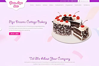 build cake ecommerce website pastries store bakery store wix restaurant website