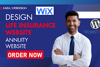 design life insurance website annuity insurance leads  insurance landing page