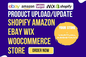 upload product to your shopify, woocommerce, and wix store
