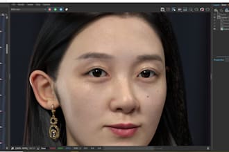 do 3d game character model, metahuman cloth design, hair rig, daz3d VR