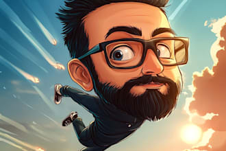 create an awesome portrait in disney cartoon style