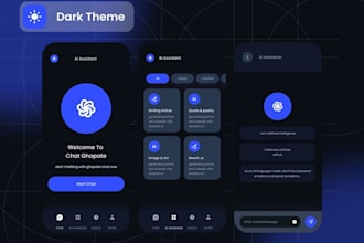 develop and implement ai chatbot app, matchmaking app, fitness app