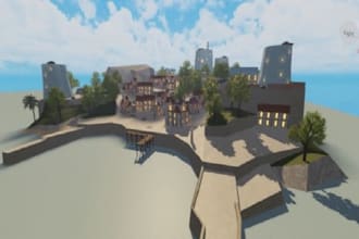 build realistic roblox ugc models, maps, assets, roblox buildings, roblox tycoon