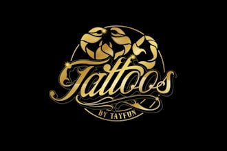 design unique tattoo artist logo
