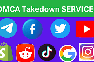 remove illegal, leaked,pirated, defaming content under dmca