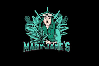 design wonderful vape cannabis logo