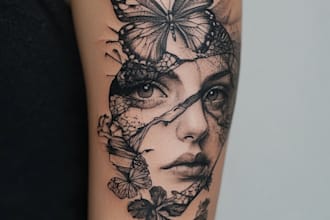 made  a custom tattoo design as a professional tattoo artist