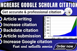 boost and backdate your google scholar citation in a high index journal