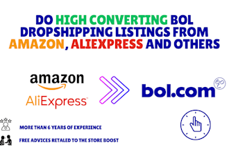 do high converting bol dropshipping listings from amazon etc
