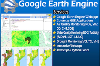 develop custom google earth engine web apps for geospatial analysis
