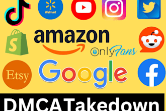 takedown harrassing and defamatory content from google reddit ig,fb,yt,by dmca