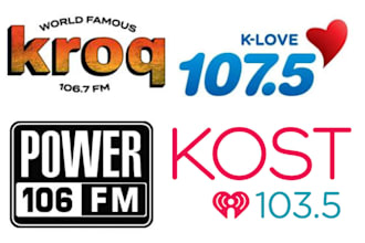 professionally promote your pop, jazz, edm, rnb, hip pop on kroq, kost, klove fm