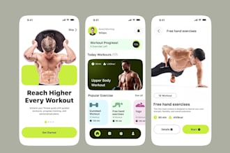 create fitness app gym app, fitness app, gym website