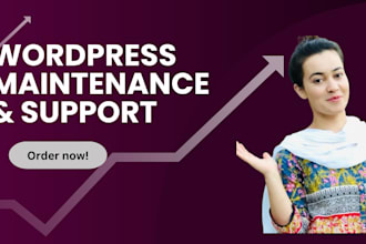 do wordpress website maintenance, updates and support
