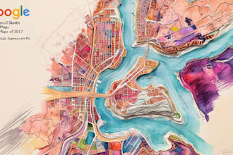 make google map design and etc