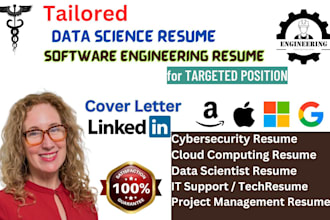 write software engineering resume, it, data engineer resume as a faang recruiter
