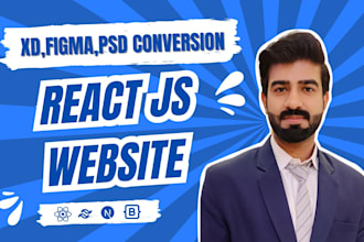 our agency will create react website react js, next js with tailwind CSS