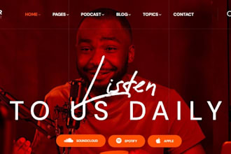 build radio website podcast website music website livestream website