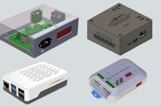 design pcb enclosure, casing for pcb design, electronics and iot devices